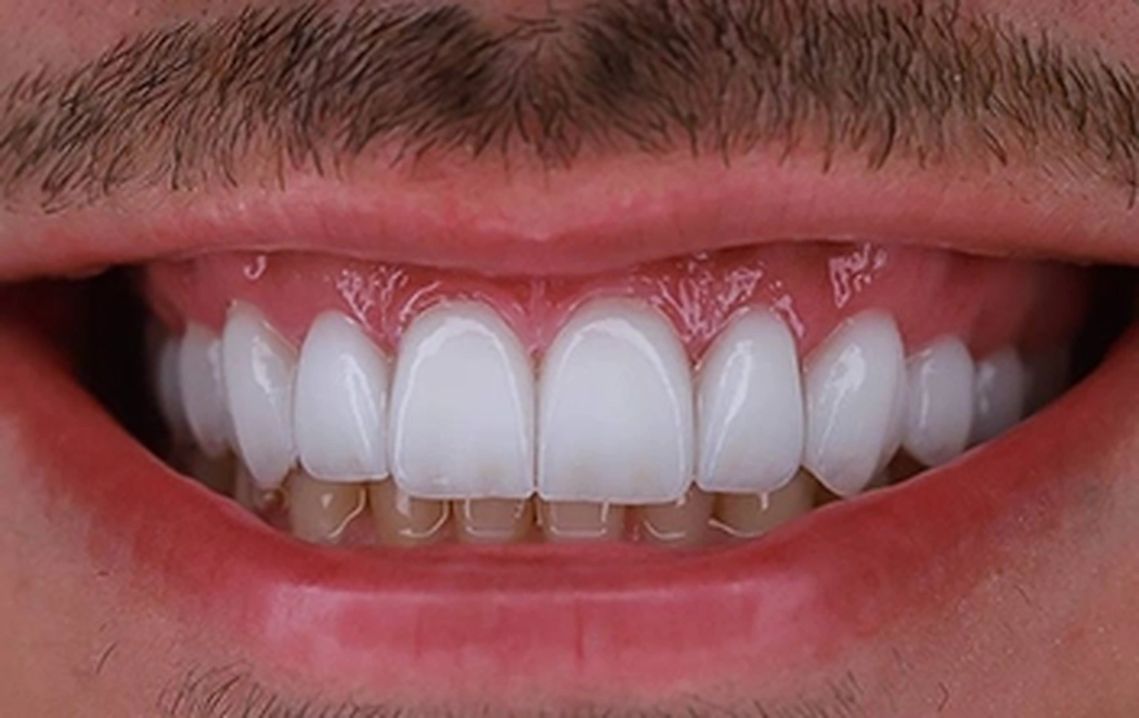 Resultado de lentes de contato dental